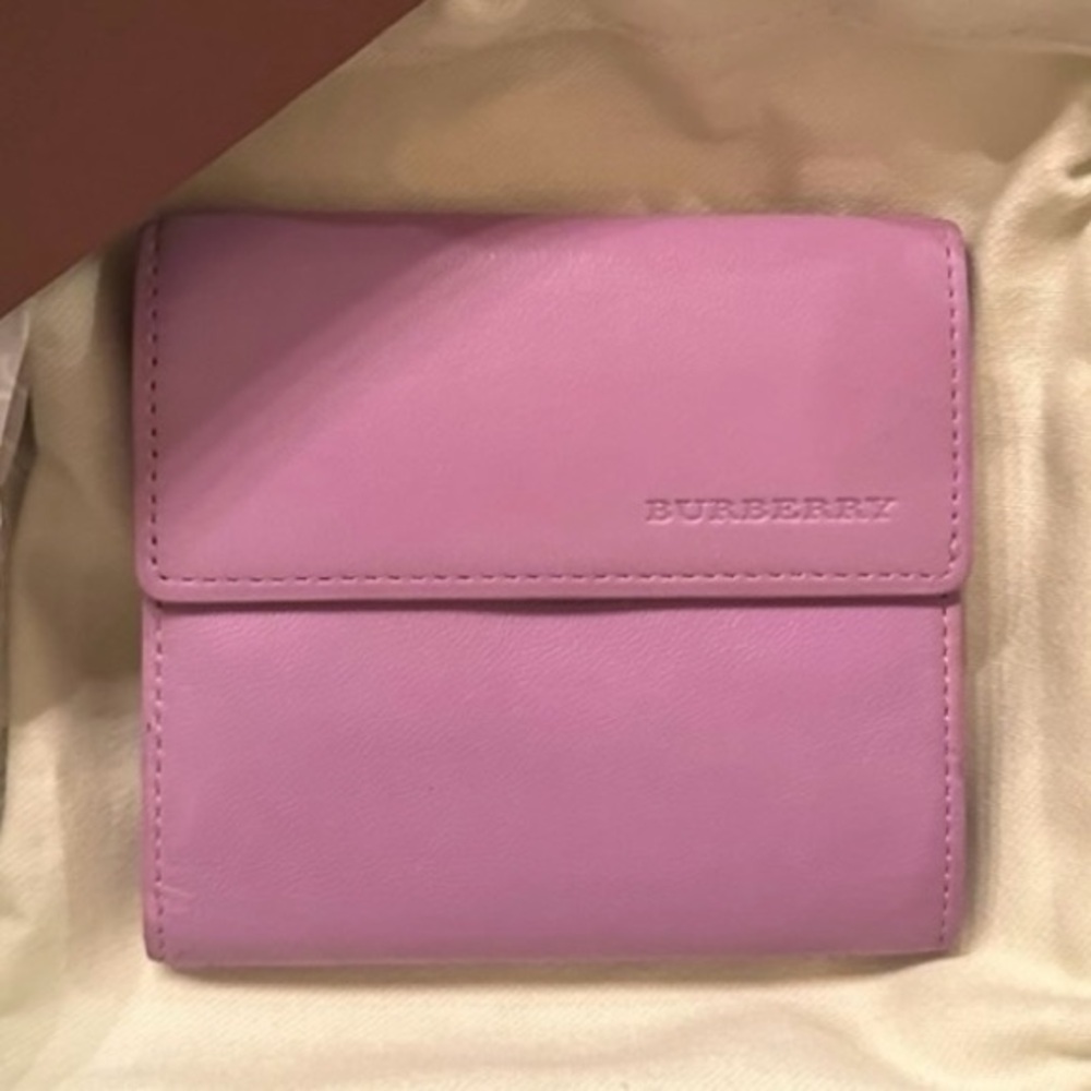 Burberry Nishikawa Lavender Soft Leather Wallet